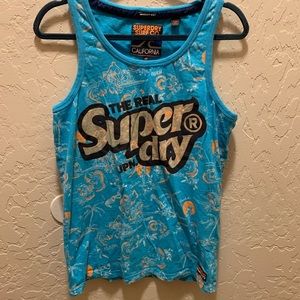 Teal Superdry Tank
